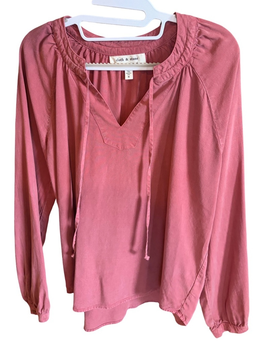 Cloth and Stone Tie Front Blouse Women’s Size M